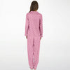 Simple Pink Flamingo Satin Pajamas