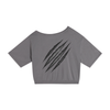 Claw Through Drop Shoulder Cotton T-Shirt