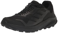 adidas Mens Terrex Trailrider Trail Running Shoe Black/Black/Grey 7