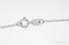 Blue Diamonds Gecko Sterling Silver Necklace