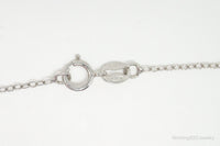 Blue Diamonds Gecko Sterling Silver Necklace