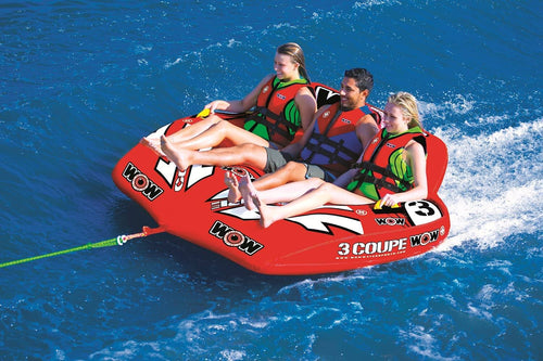 WOW Sports 3-Person Coupe Cockpit Towable (21-1080) Jupiter Gear