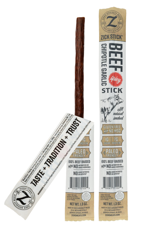 Beef Jerky Stick — Chipotle Garlic