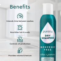 Dry Shampoo (Benzene & Silicone-Free, Color-Safe) Puracy