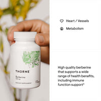 THORNE Berberine – Dual Action Formula (Pack of 2) – 120 Capsules Total