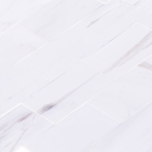 Bianco Dolomite Marble Tile Honed-Wall Collection - Livfloors Collection