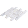 Bianco Ibiza White Marble Tumbled Mosaic Floor and Wall Tile - Livfloors Collection