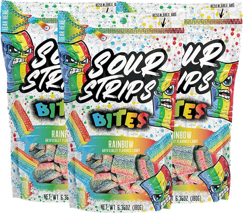 Sour Strips Rainbow Bites (180G) Spain