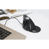 Black Ergonomic Design Vertical Mouse Adjustable DPI Optical Right Hand Mouse Reduce Wrist Pain 6 Buttons Modern Mouse For Computers Laptops PC