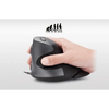 Black Ergonomic Design Vertical Mouse Adjustable DPI Optical Right Hand Mouse Reduce Wrist Pain 6 Buttons Modern Mouse For Computers Laptops PC
