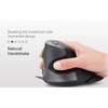 Black Ergonomic Design Vertical Mouse Adjustable DPI Optical Right Hand Mouse Reduce Wrist Pain 6 Buttons Modern Mouse For Computers Laptops PC