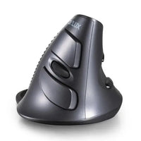 Black Ergonomic Design Vertical Mouse Adjustable DPI Optical Right Hand Mouse Reduce Wrist Pain 6 Buttons Modern Mouse For Computers Laptops PC