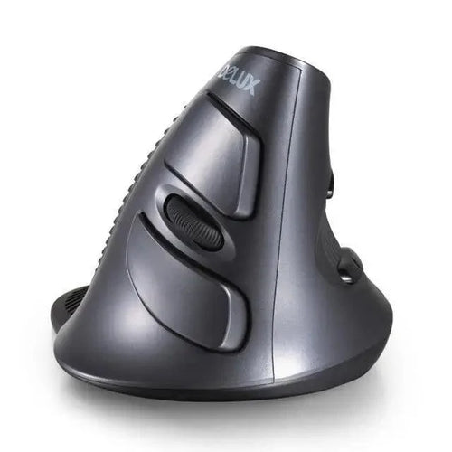 Black Ergonomic Design Vertical Mouse Adjustable DPI Optical Right Hand Mouse Reduce Wrist Pain 6 Buttons Modern Mouse For Computers Laptops PC