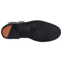 Black Leather Victorian Ankle Boots