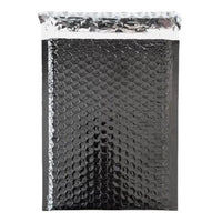 Black Metallic Bubble Mailers Size 6.5x10 Padded Envelopes