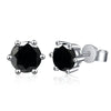 1-2 Carat D Color Moissanite Stud Earrings 925 Sterling Silver Wedding