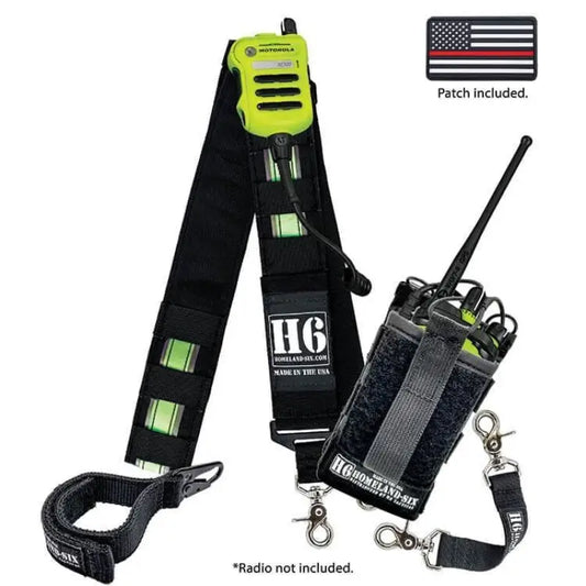 H6 FRONTLINE RADIO STRAP KIT - IDENTIFIRE & REFLECTIVE SILVER Chief Miller Apparel