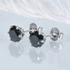 1ct-4ct D Color VVS1 3EX Round Moissanite Stud Earrings Platinum Plated 925
