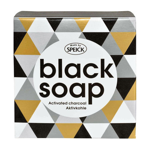 Speick Black Soap Activated Charcoal Face and Body Soap 100g