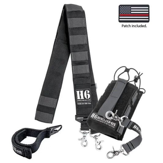 H6 FRONTLINE RADIO STRAP KIT - IRON SERIES Chief Miller Apparel