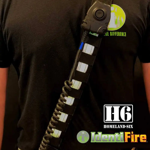 H6 FRONTLINE RADIO STRAP KIT - IDENTIFIRE & REFLECTIVE SILVER Chief Miller Apparel