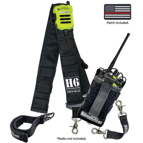 H6 FRONTLINE RADIO STRAP KIT (BLACK) Chief Miller Apparel
