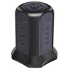 Power Strip Tower with 9 AC-Outlets and 4 USB Charging Ports Switch Control