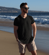 Bamboo Swift Curve-Hem T-Shirt - Heather Grey