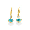Moissanite Earrings 925 Sterling Silver White Gold Plated Hypoallergenic Studs