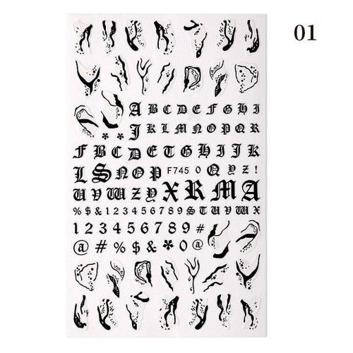 Blue Butterfly 3D Nail Stickers Flowers Leaves Self Adhesive Transfer Sliders Wraps Manicures Foils Decorations Decoration Tattoo Manicure Transfer Nail Decals Flowers Butterfly Designs Nails Supply Manicure Tips Design Nail Decoration
