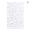 Blue Butterfly 3D Nail Stickers Flowers Leaves Self Adhesive Transfer Sliders Wraps Manicures Foils Decorations Decoration Tattoo Manicure Transfer Nail Decals Flowers Butterfly Designs Nails Supply Manicure Tips Design Nail Decoration