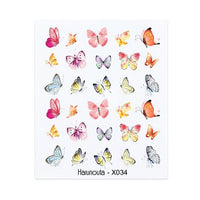Blue Butterfly 3D Nail Stickers Flowers Leaves Self Adhesive Transfer Sliders Wraps Manicures Foils Decorations Decoration Tattoo Manicure Transfer Nail Decals Flowers Butterfly Designs Nails Supply Manicure Tips Design Nail Decoration