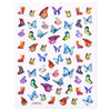 Blue Butterfly 3D Nail Stickers Flowers Leaves Self Adhesive Transfer Sliders Wraps Manicures Foils Decorations Decoration Tattoo Manicure Transfer Nail Decals Flowers Butterfly Designs Nails Supply Manicure Tips Design Nail Decoration