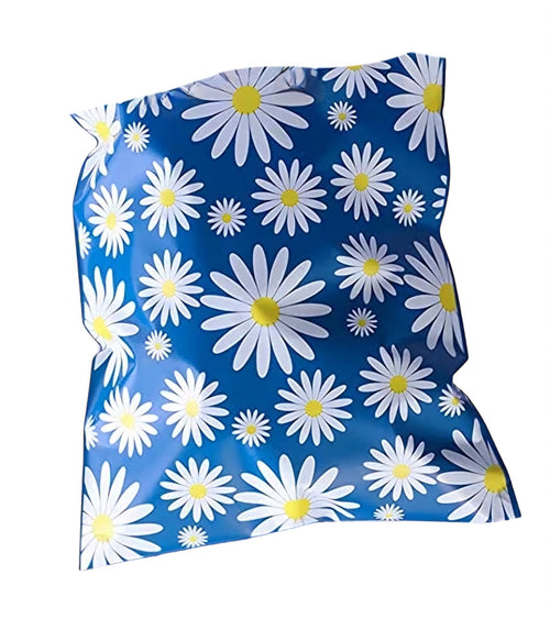 Blue Daisy Poly Mailers Size 10x13 Shipping Bags
