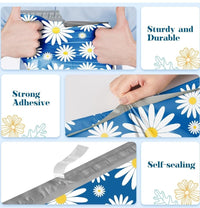 Blue Daisy Poly Mailers Size 10x13 Shipping Bags