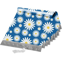 Blue Daisy Poly Mailers Size 10x13 Shipping Bags