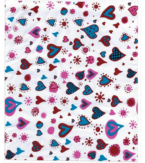 Blue Heart Colorful Poly Mailers Size 10x13 Shipping Bags