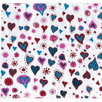 Blue Heart Colorful Poly Mailers Size 10x13 Shipping Bags