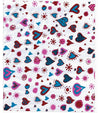 Blue Pink Heart Colorful Poly Mailers Size 6x9 Shipping Bags