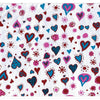 Blue Pink Heart Colorful Poly Mailers Size 6x9 Shipping Bags
