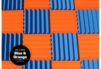 Easy Mount Acoustic Foam Kit - 12x12x2" Acoustic Foam Panels With Adhesive - Wedge Style - 4 Pack