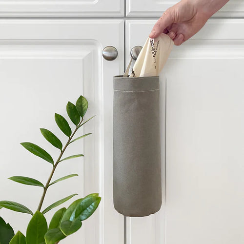 Cat Litter Bag Holder in Natural Cotton Canvas | Boba & Vespa