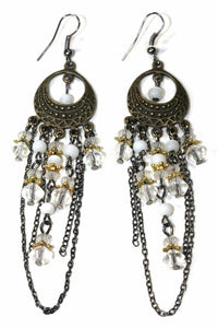 Boho Chandelier Earrings Long Dangle Beaded Tassel Style