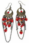 Boho Chandelier Earrings Long Dangle Beaded Tassel Style