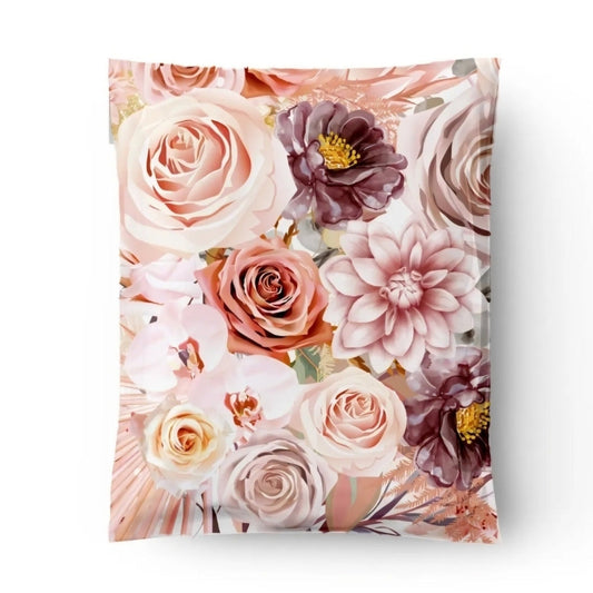 Boho Blossoms Poly Mailers Size 19x24 Shipping Bags