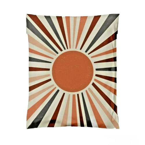 Boho Sun Poly Mailers Size 14x17 Colorful Shipping Bags