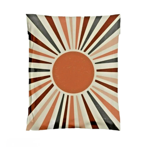 Boho Sun Poly Mailers Size 14x17 Colorful Shipping Bags