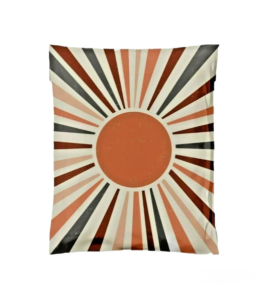 Boho Sun Poly Mailers Size 19x24 Colorful Shipping Bags