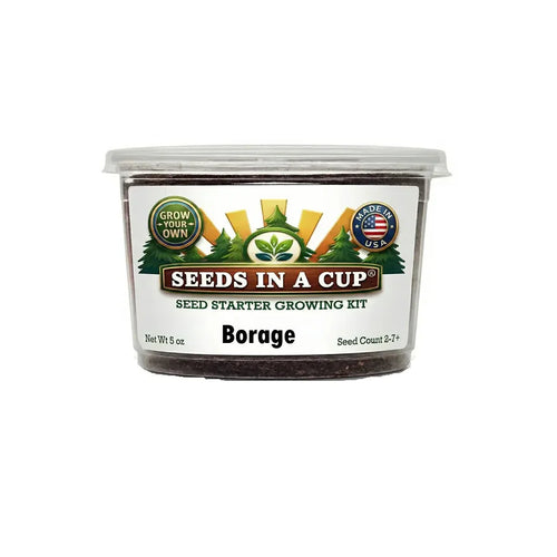 Borage Grow Kit | Grow Fresh Borage from Seed | Seeds In A Cup®