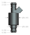 83 lb/hr Performance Fuel Injectors - Set of 8